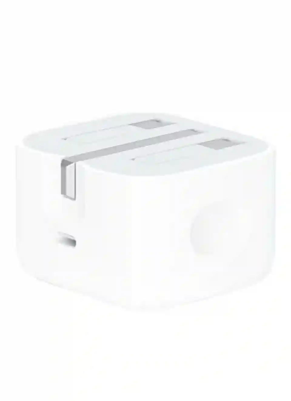 20W USB-C 3-Pin Power Adapter / Original iPhone Charger - White