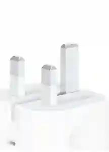 20W USB-C 3-Pin Power Adapter / Original iPhone Charger - White